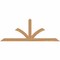 Ekena Millwork Richland Smooth Timber Gable Bracket, Western Red Cedar, 72"W x 27"H x 3 1/2"D x 3 1/2"F, 9/12 Pitch GBW072X27X0404RIC00SWR - alternate 1
